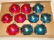 Shiny Brite vintage ornaments Pink/blue